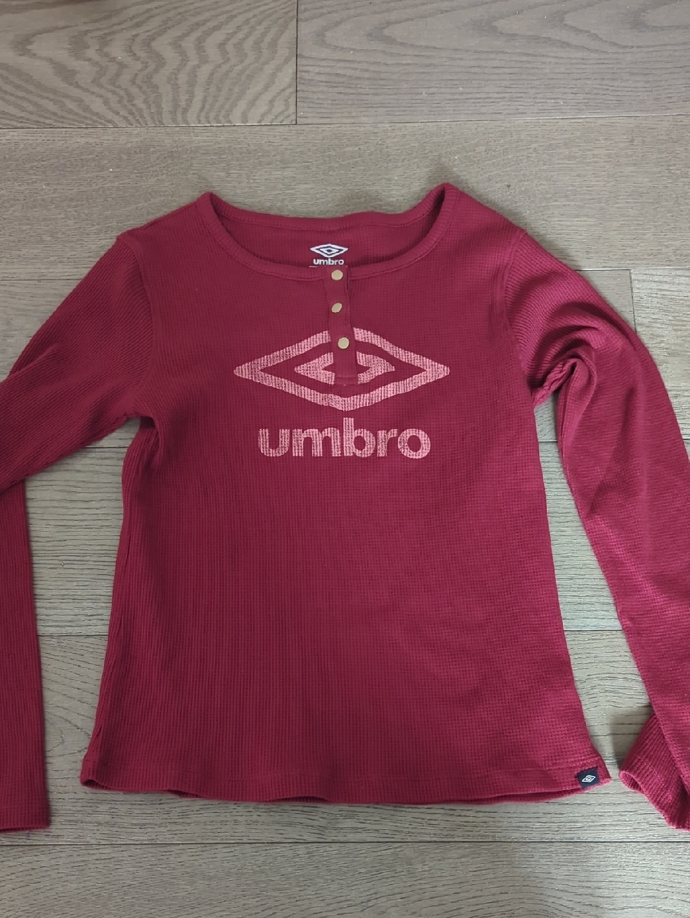 Brand New Without Tags Boys Size M (8-10) Umbro Long Sleeve Shirt